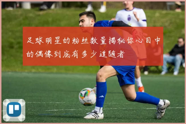 足球明星的粉丝数量揭秘你心目中的偶像到底有多少追随者