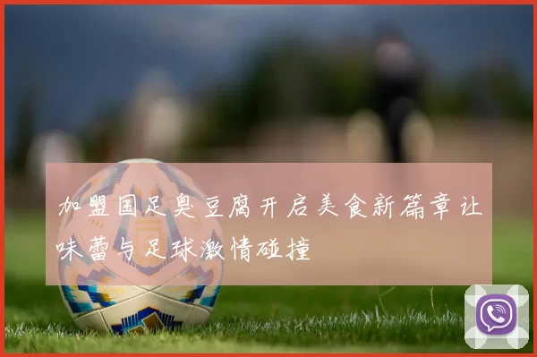 加盟国足臭豆腐开启美食新篇章让味蕾与足球激情碰撞